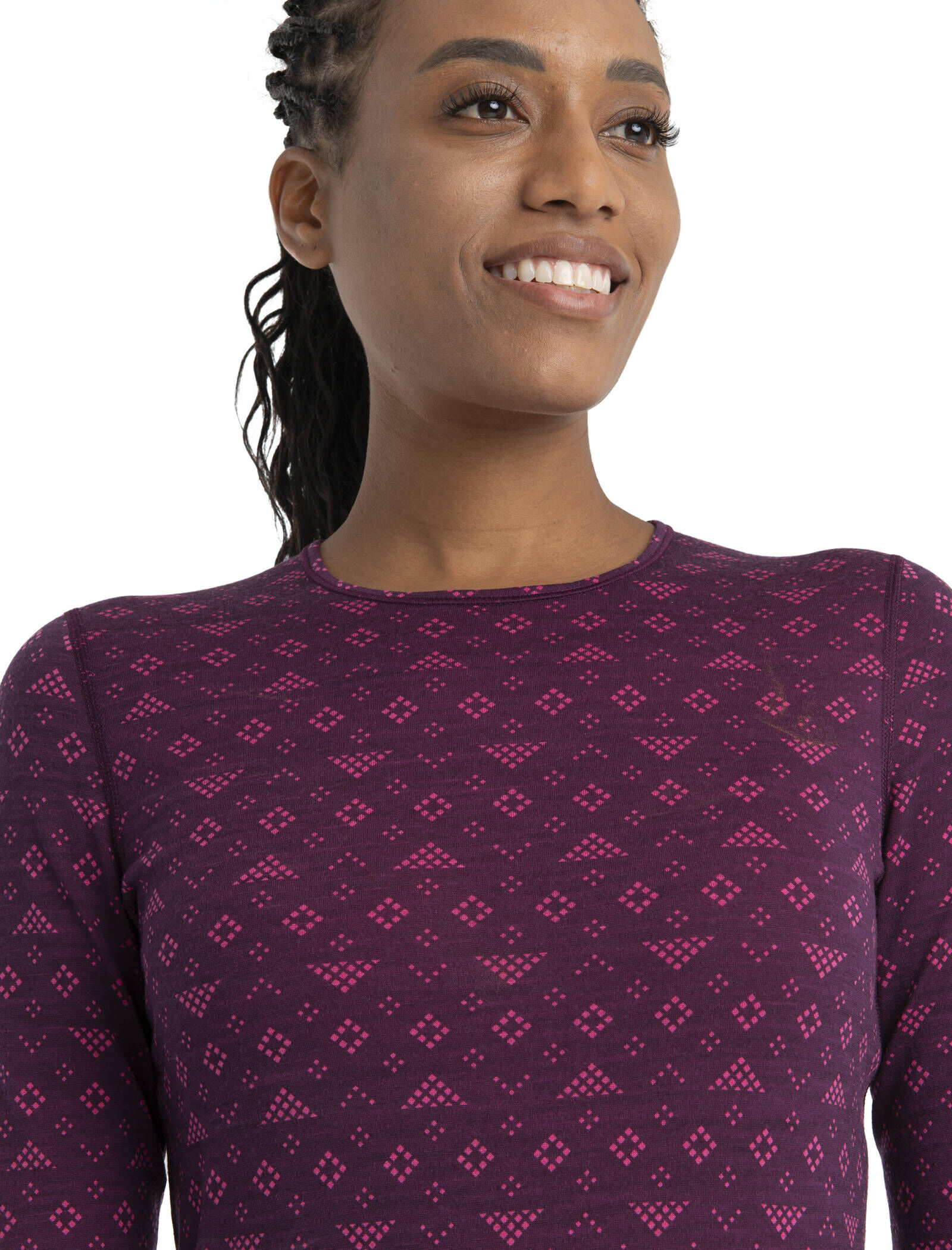 Icebreaker| Damen Langarmshirt MERINO OASIS aus Wolle