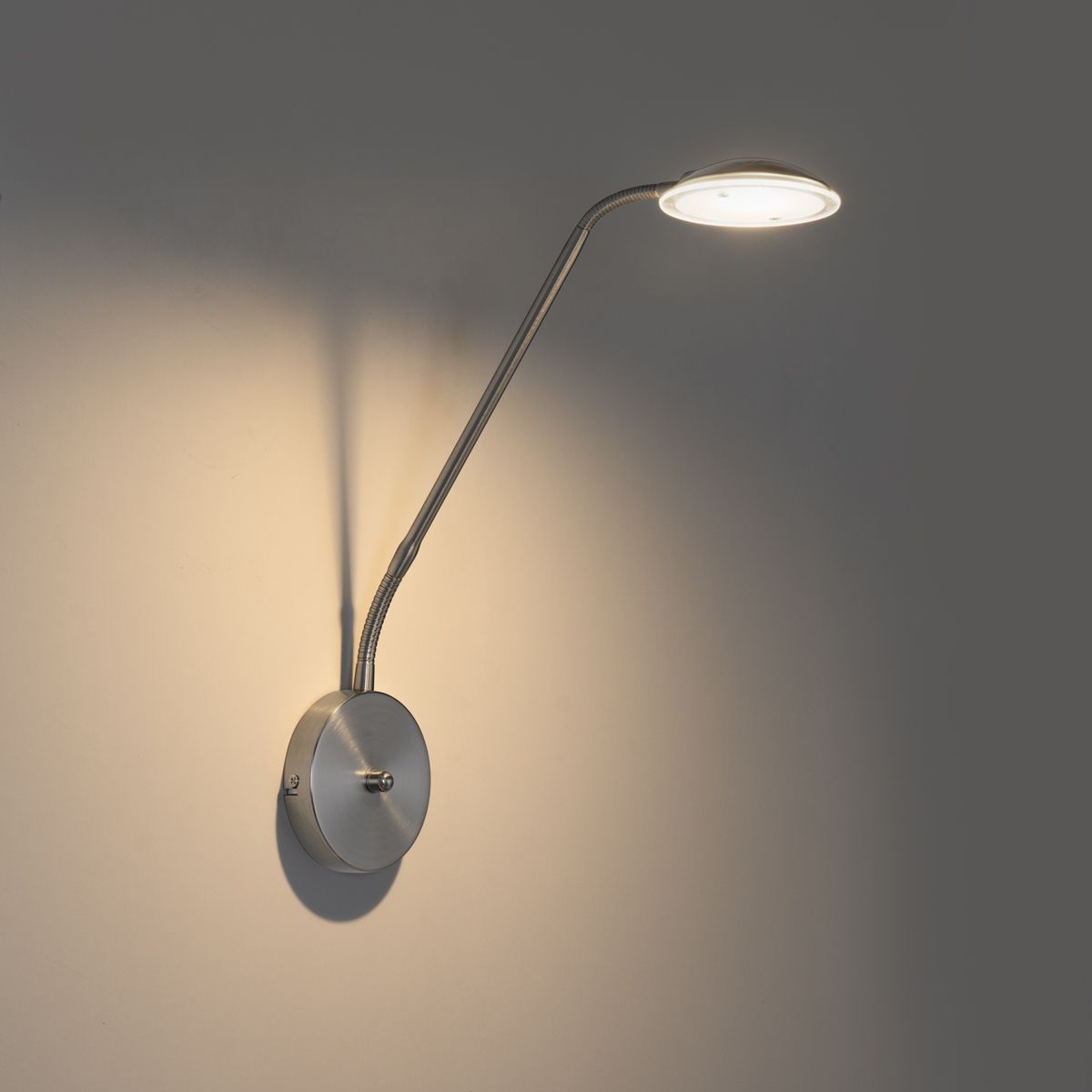Moderne wandlamp staal incl. LED - Eva