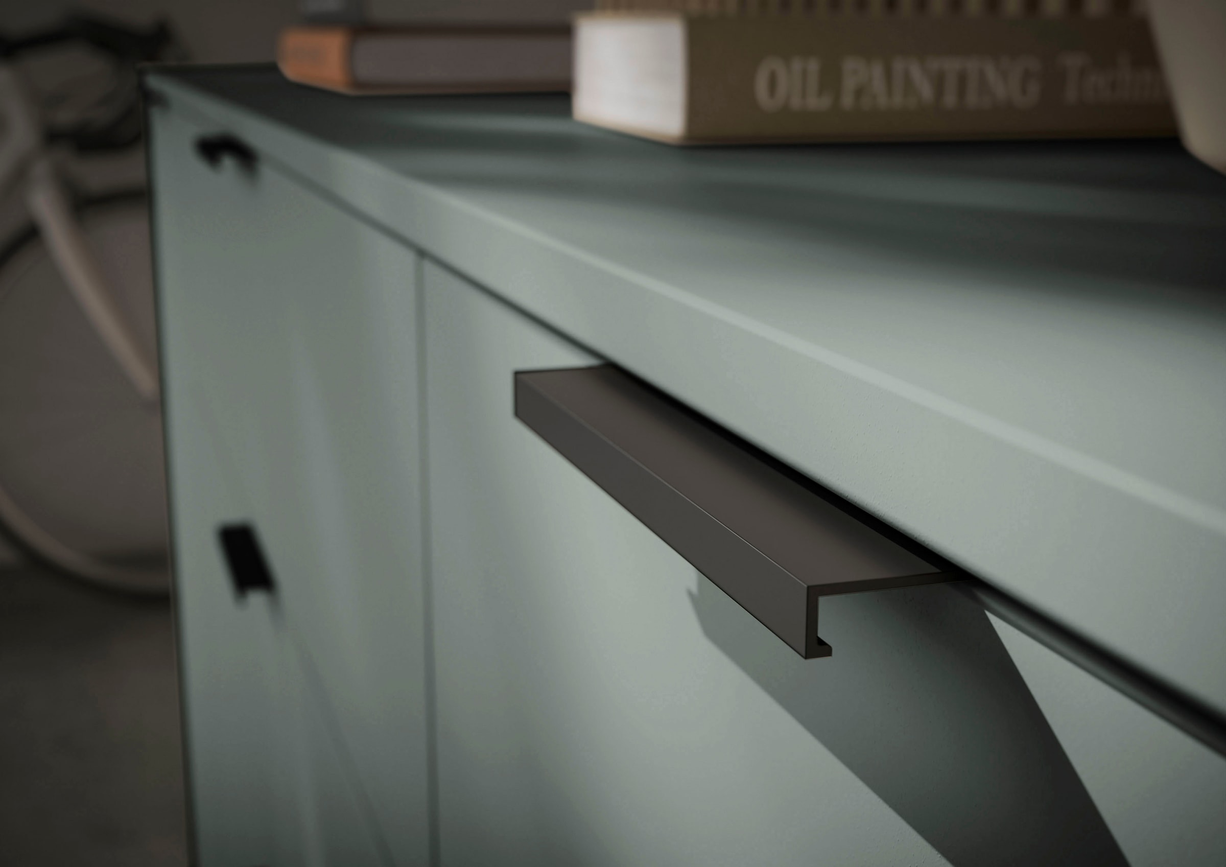 HBZ Sideboard »Linz Kommode, BxHxT 90x90x40cm« 1 Stk. tlg. Breite 90cm,Lip-Griff,Melaminbeschichtung