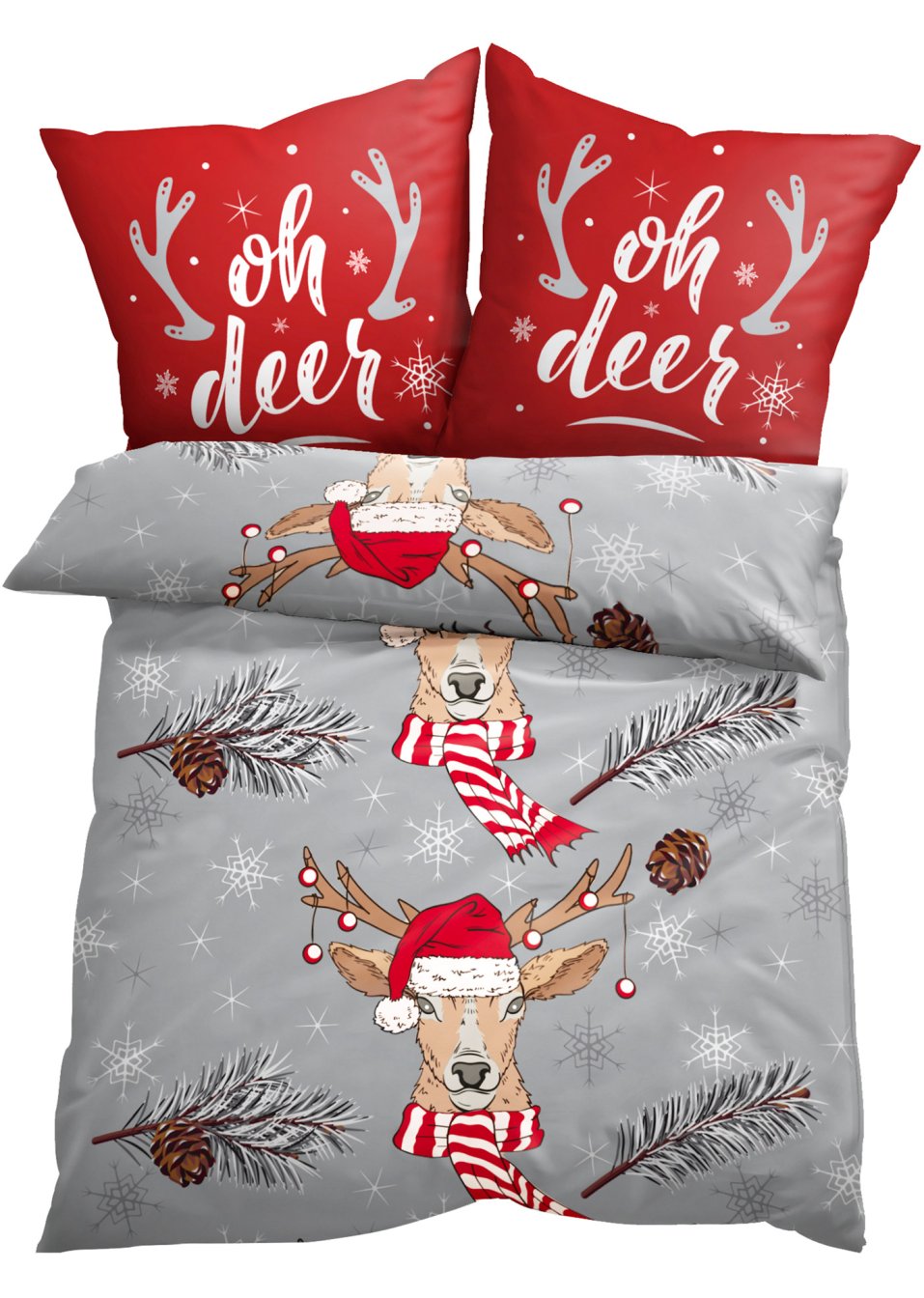 Parure de lit avec cerfs
