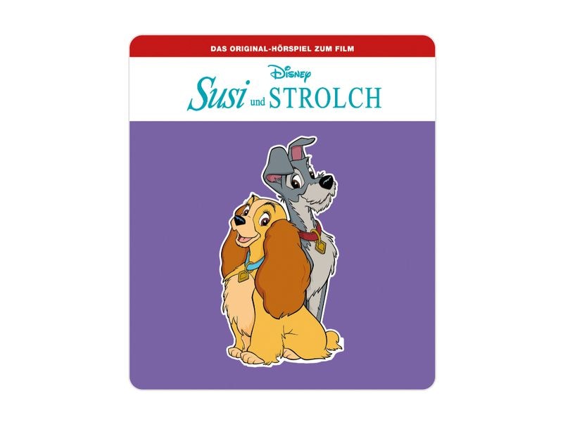 Tonies Hörbuch Disney Susi & Strolch Hörspiel mit Liedern