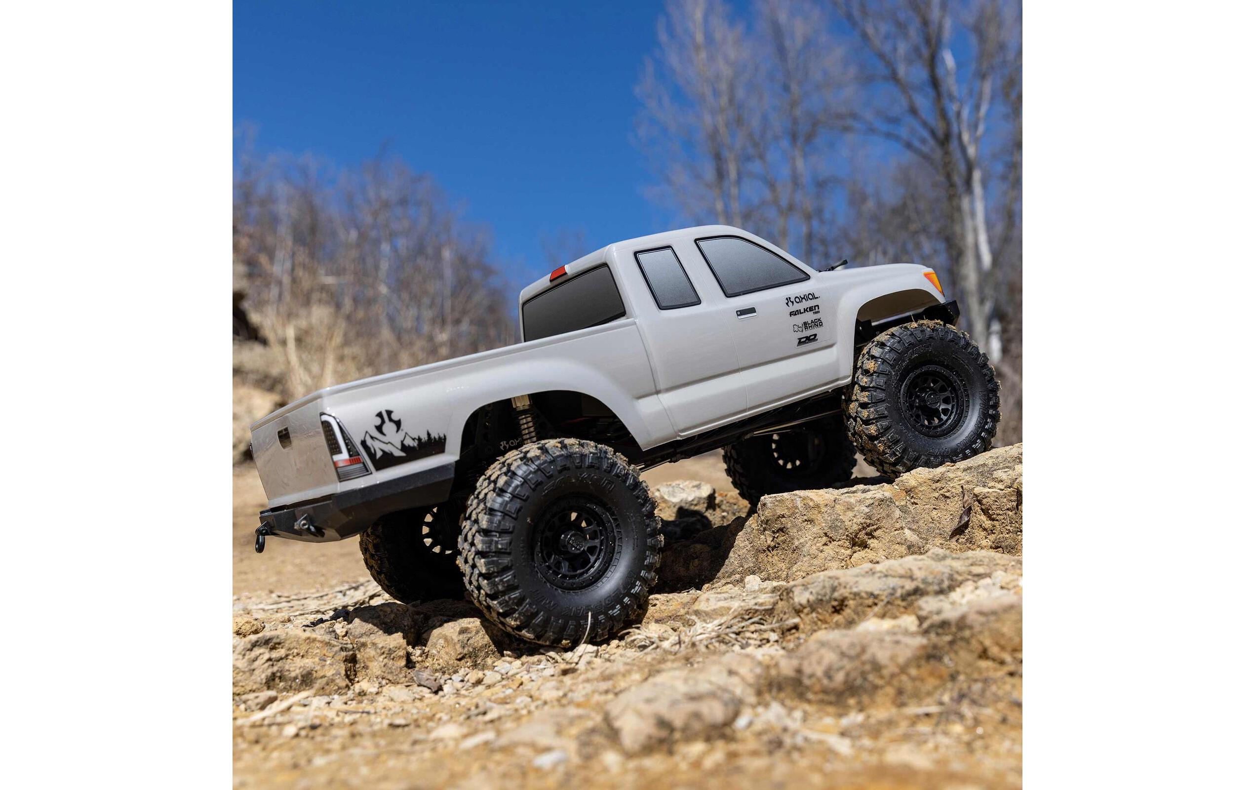 Scale Crawler SCX10 III Base Camp Grau 1:10, ARTR<br>SCX10II Rockcrawler Basis Ausführung mit Spektrum Technik