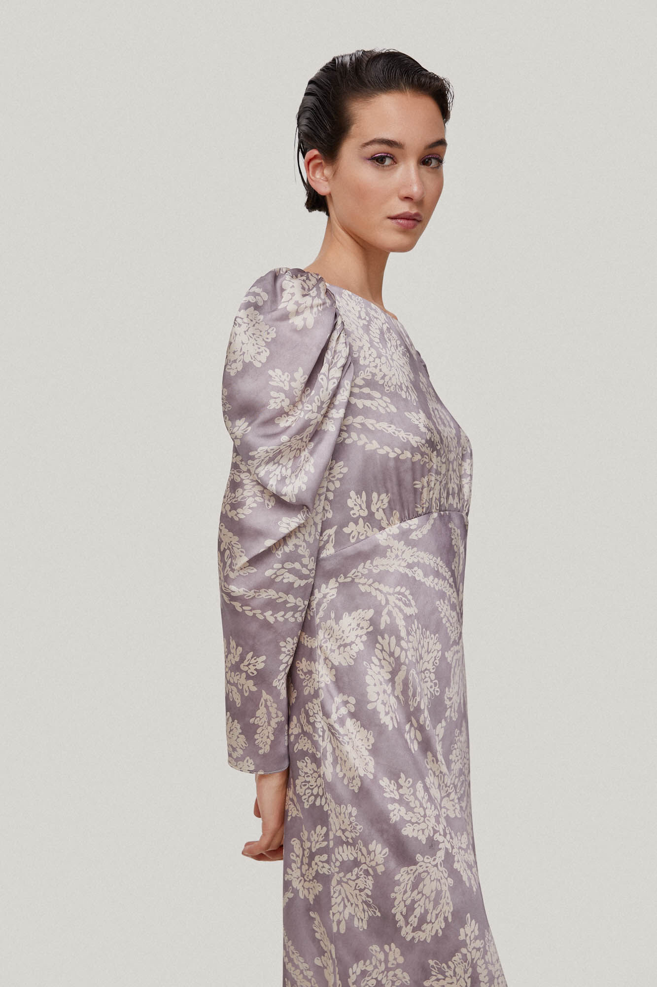 Vestido Camila estampado - Roxo