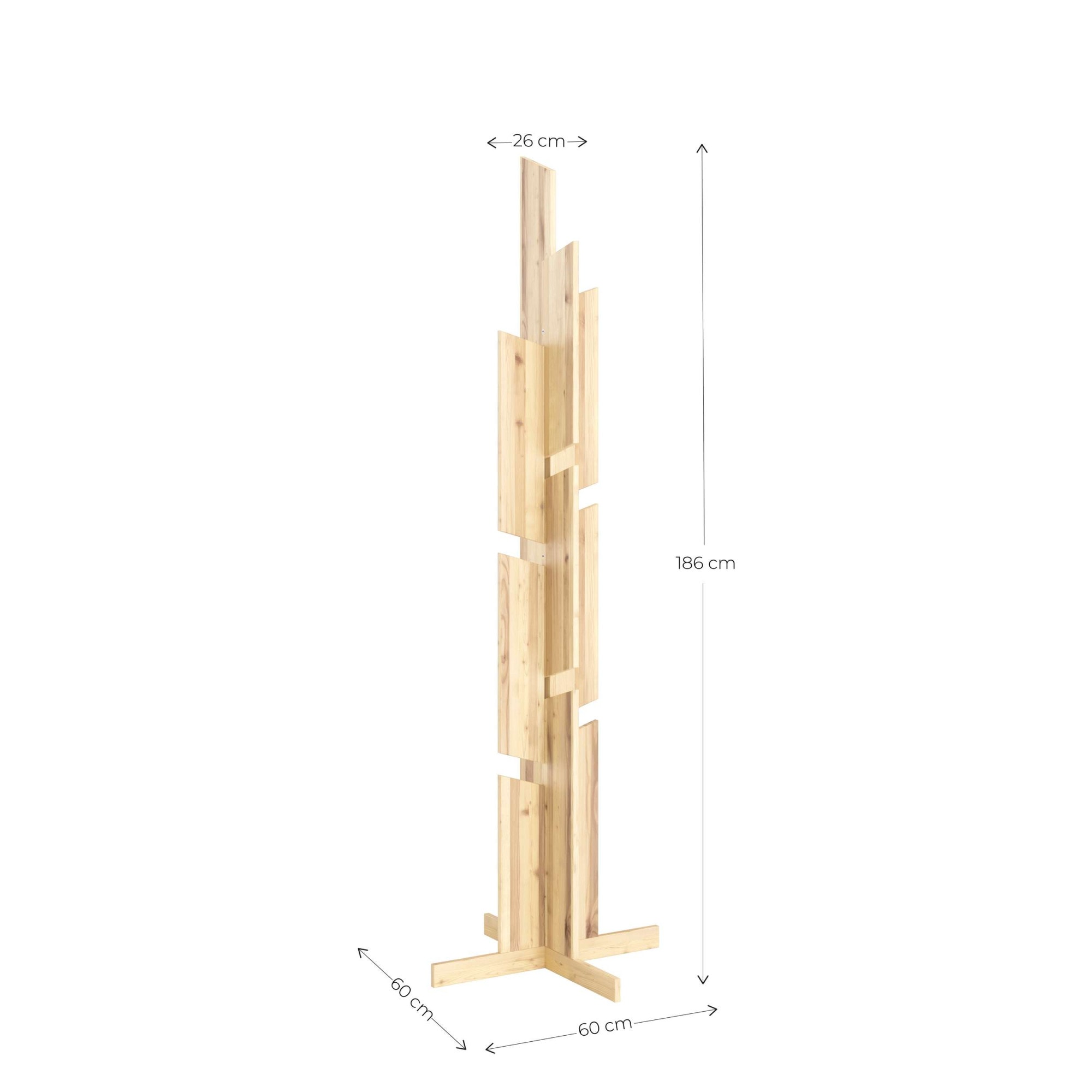 Karup Design Garderobenständer »Keeper Coat Stand, Kleiderständer mit 12 Haken, Made in Europe« frei stehend,  vielseitig einsetzbar, FSC®-zertifiziertes Massivholz,