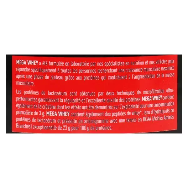 Eafit Mega Whey Goût Vanille 750g