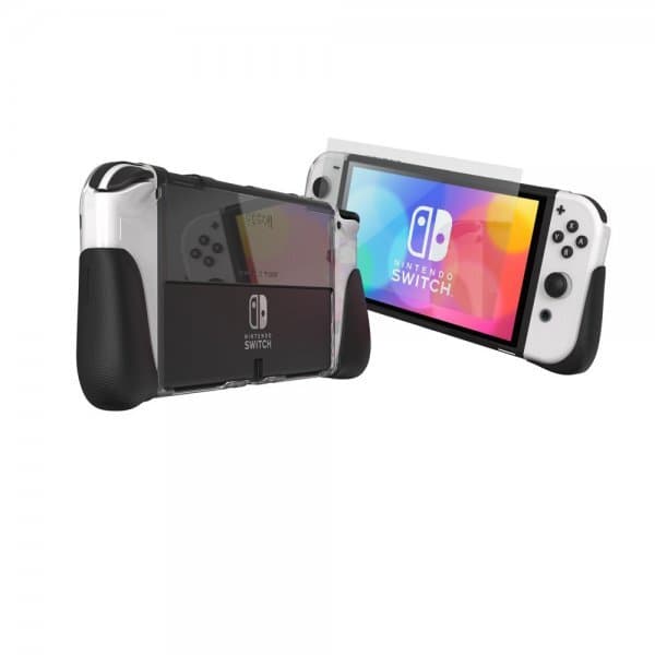 Gear4 Nintendo Switch OLED Cover Skærmbeskyttelse Kita Grip 360 Clear