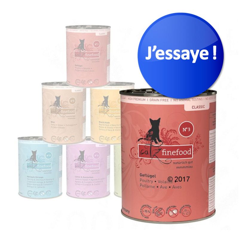 Offre d'essai mixte Catz Finefood 6 x 400 g