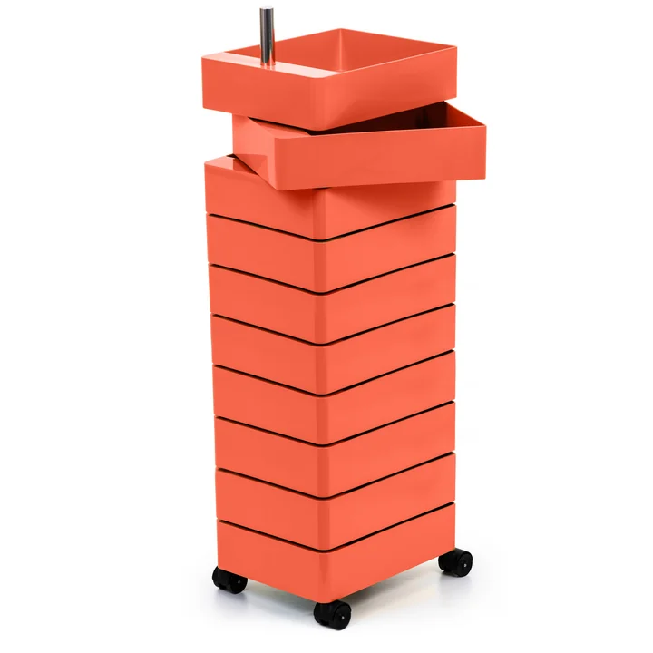 Magis - 360° Container 10 Fächer, rosa