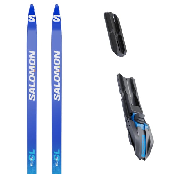Pack ski de fond SALOMON S/LAB CL JR + SHIFT JR CL BDG BLUE/BLACK/WHITE