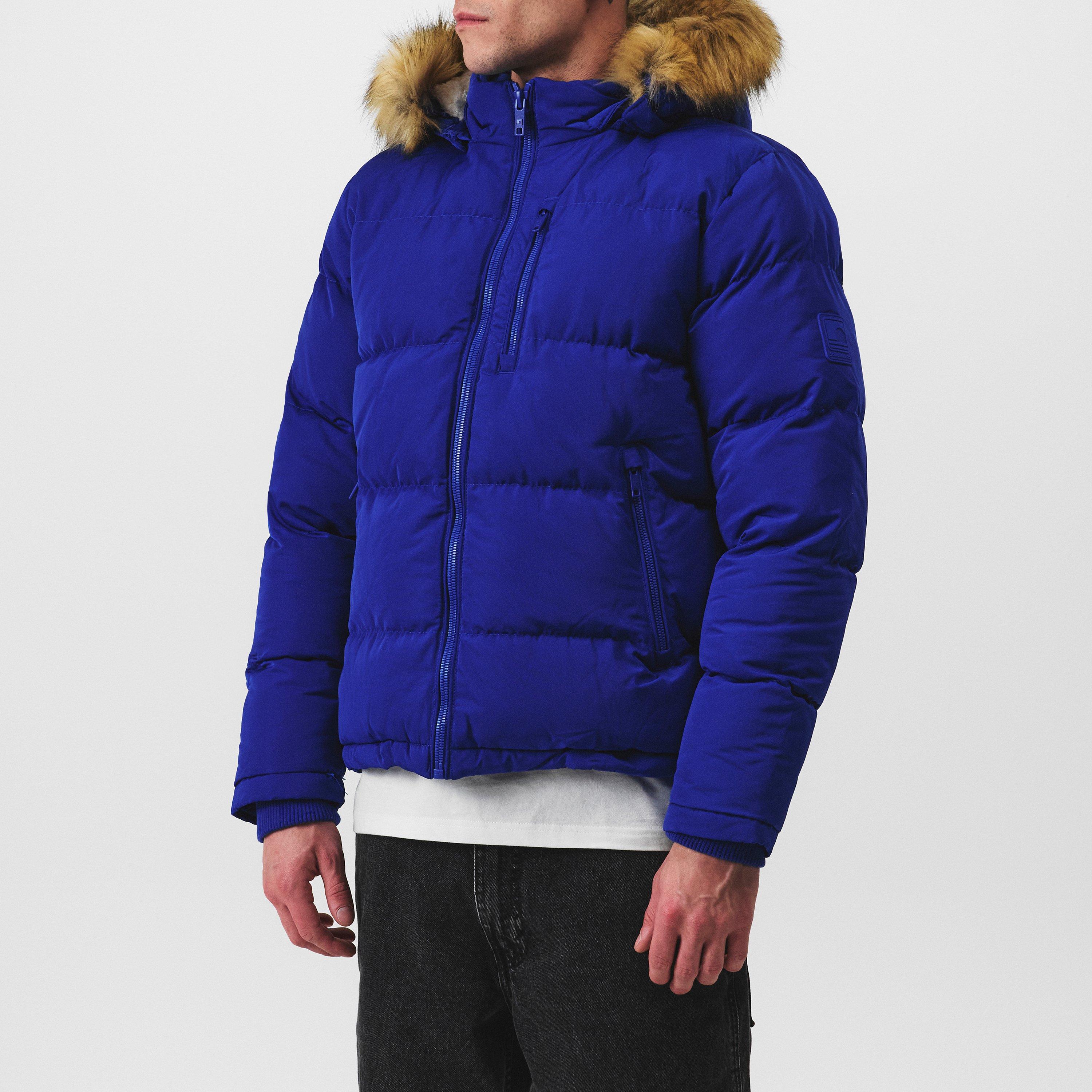 SoulCal Mens 2 Zip Bubble Jacket