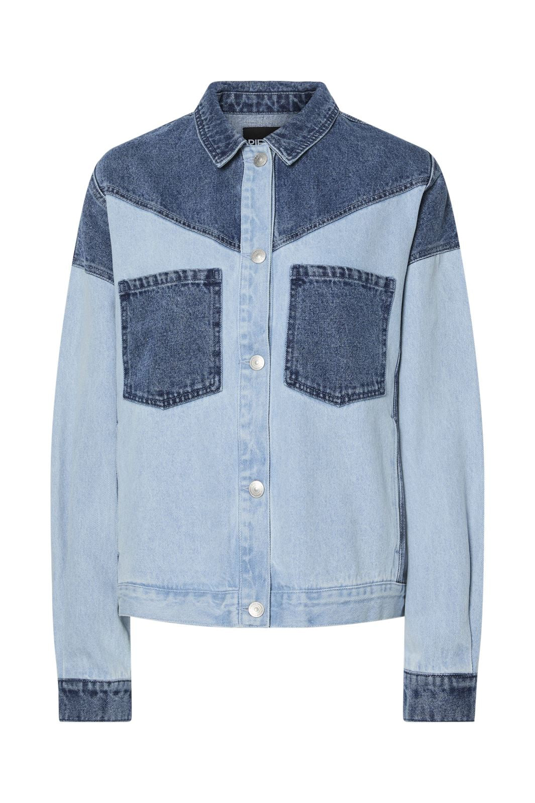 Pieces Pcfamy Ls Loose Denim Shirt Fsy