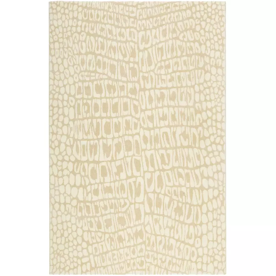 Wecon home Kurzflorteppich Croco beige
