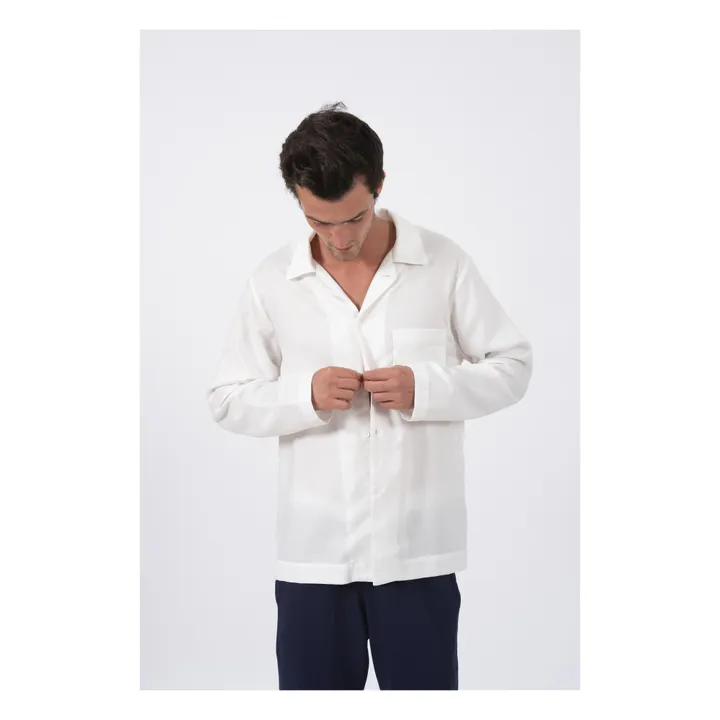 Talc Chemise de Pyjama Aragon | Ivoire