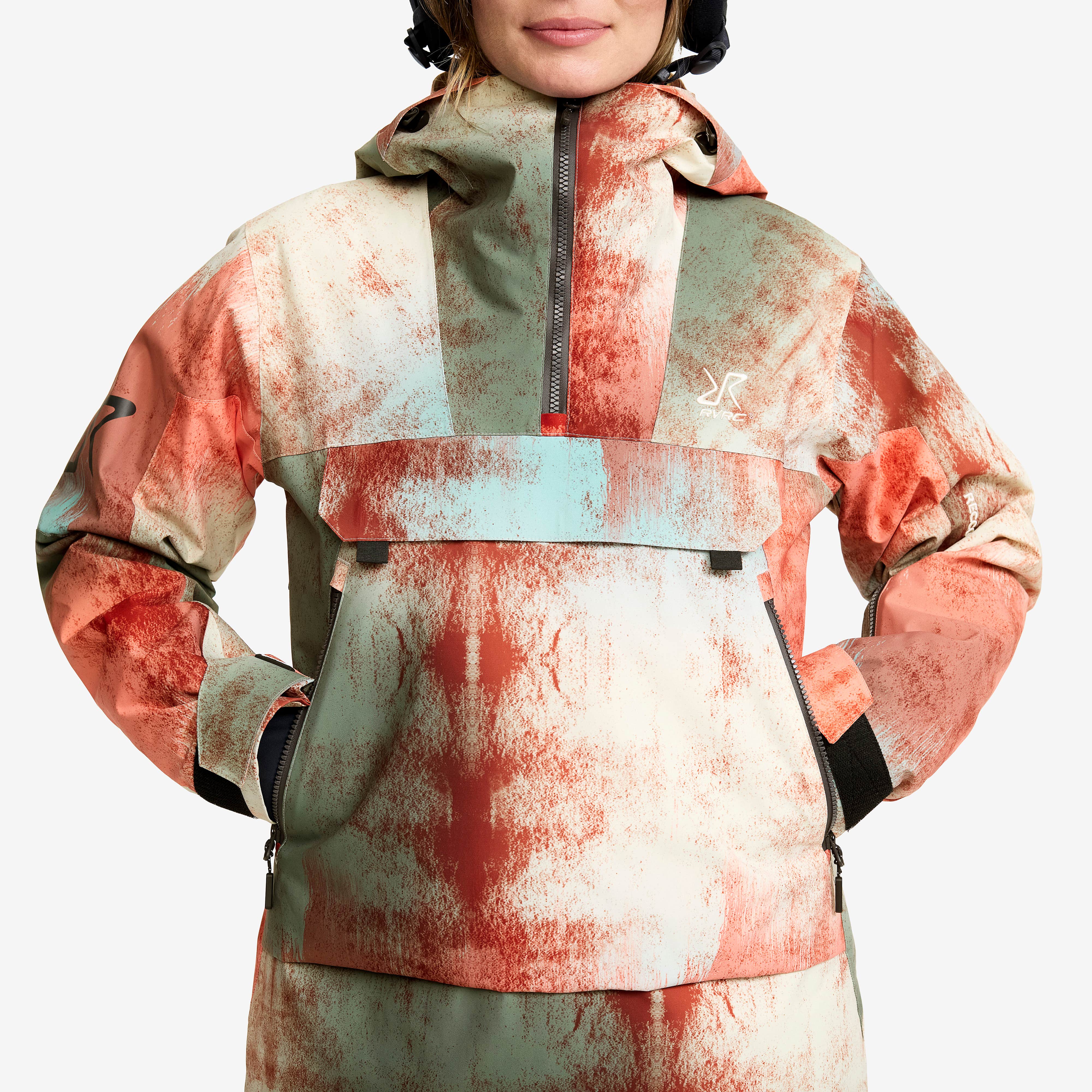 Halo 2L Insulated Ski Anorak Dame Bruschetta/Dusty Green