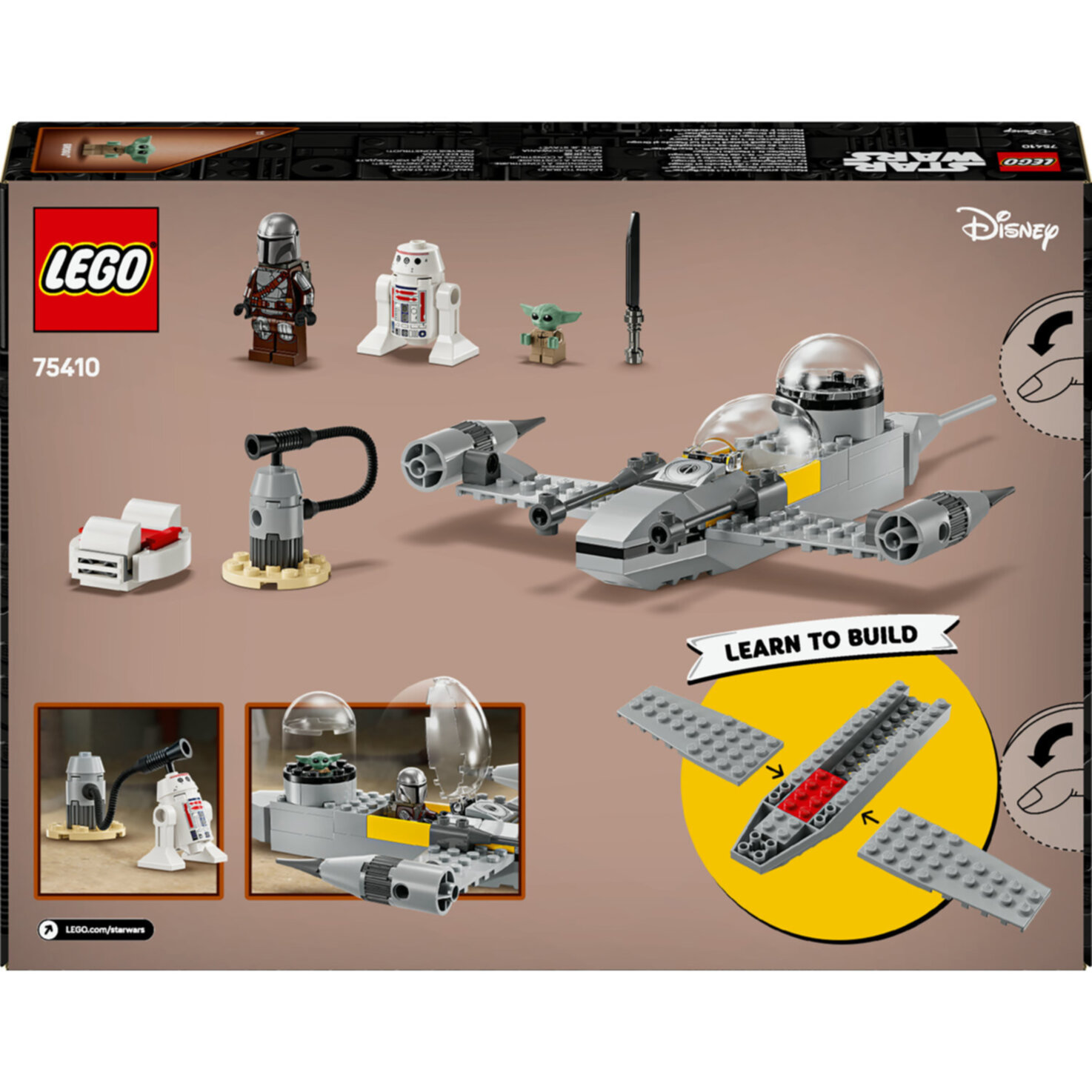 LEGO® Star Wars 75410 Mandos und Grogus N-1 Starfighter ab 4 Jahren