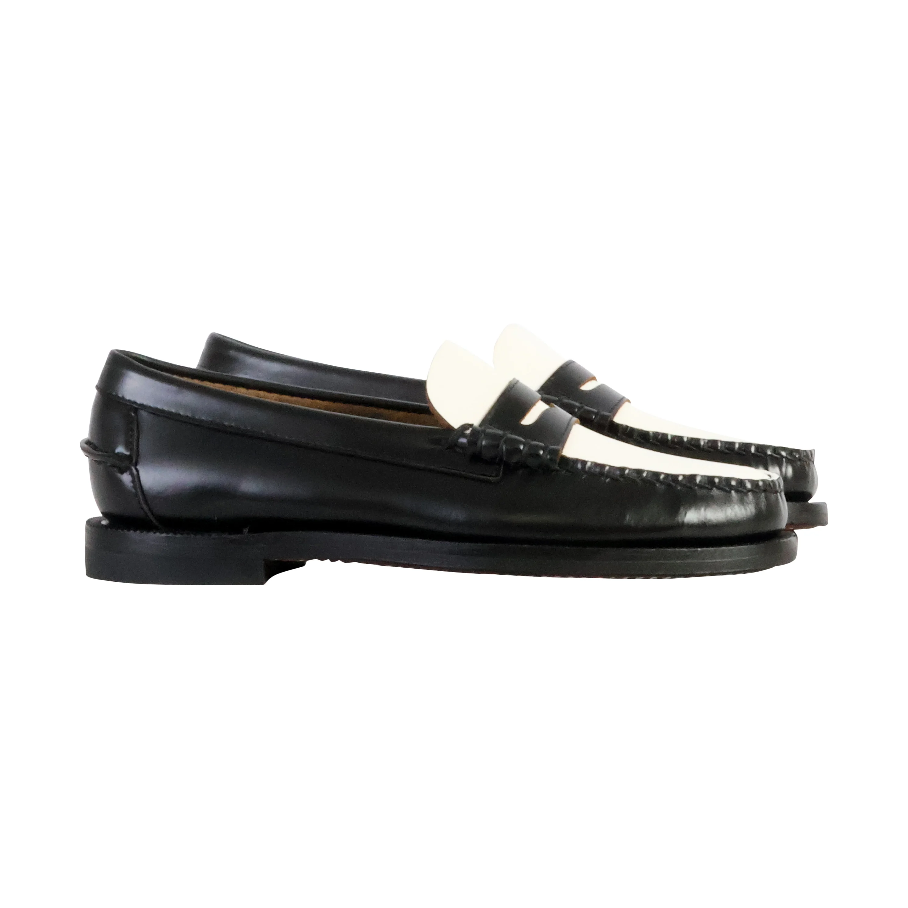 Moccassin cuir sebago classic dan woman | Noir