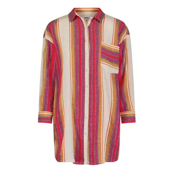 Lemlem Chemise Mariam | Rouge framboise