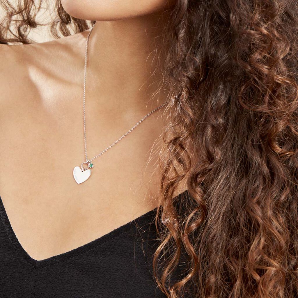 Collier Argent Pero Onyx