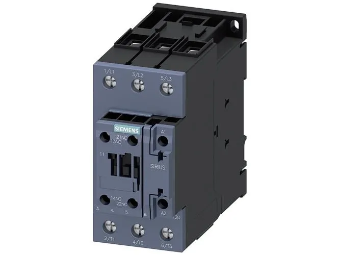 Siemens 3RT2037-1AP00 Kontaktor 3 x afbryder 30 kW 230 V/AC 65 A med hjælpekontakt 1 stk