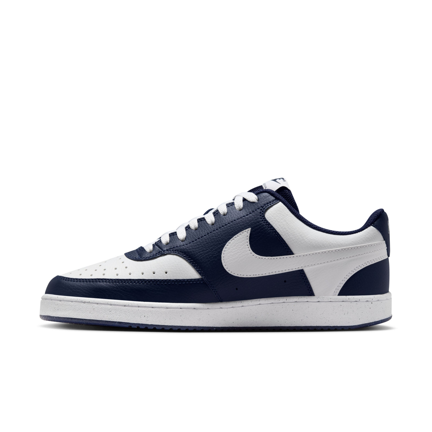 Nike Court Vision Low Sneakers Donkerblauw Wit
