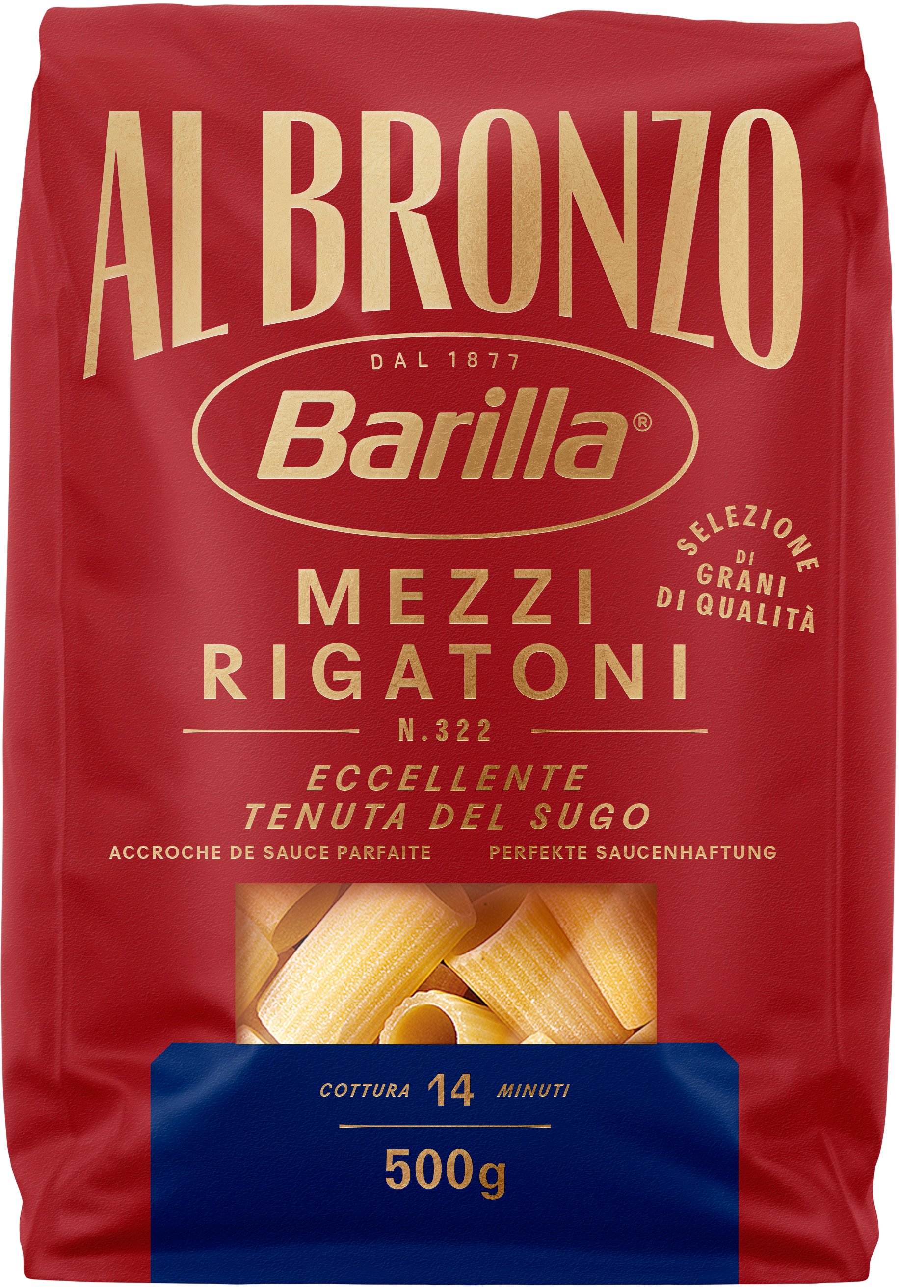 Mezzi Rigatoni Al Bronzo