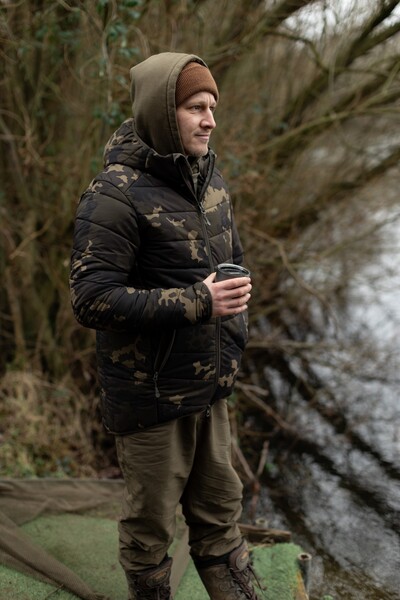Veste Korda Thermolite Puffer Jacket Dark Kamo