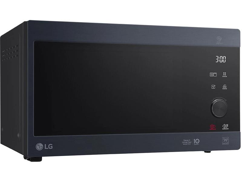 LG Mikrowelle mit Grill MH6565CPB Schwarz Mikrowellengerät mit intelligenter Inverter-Technologie
