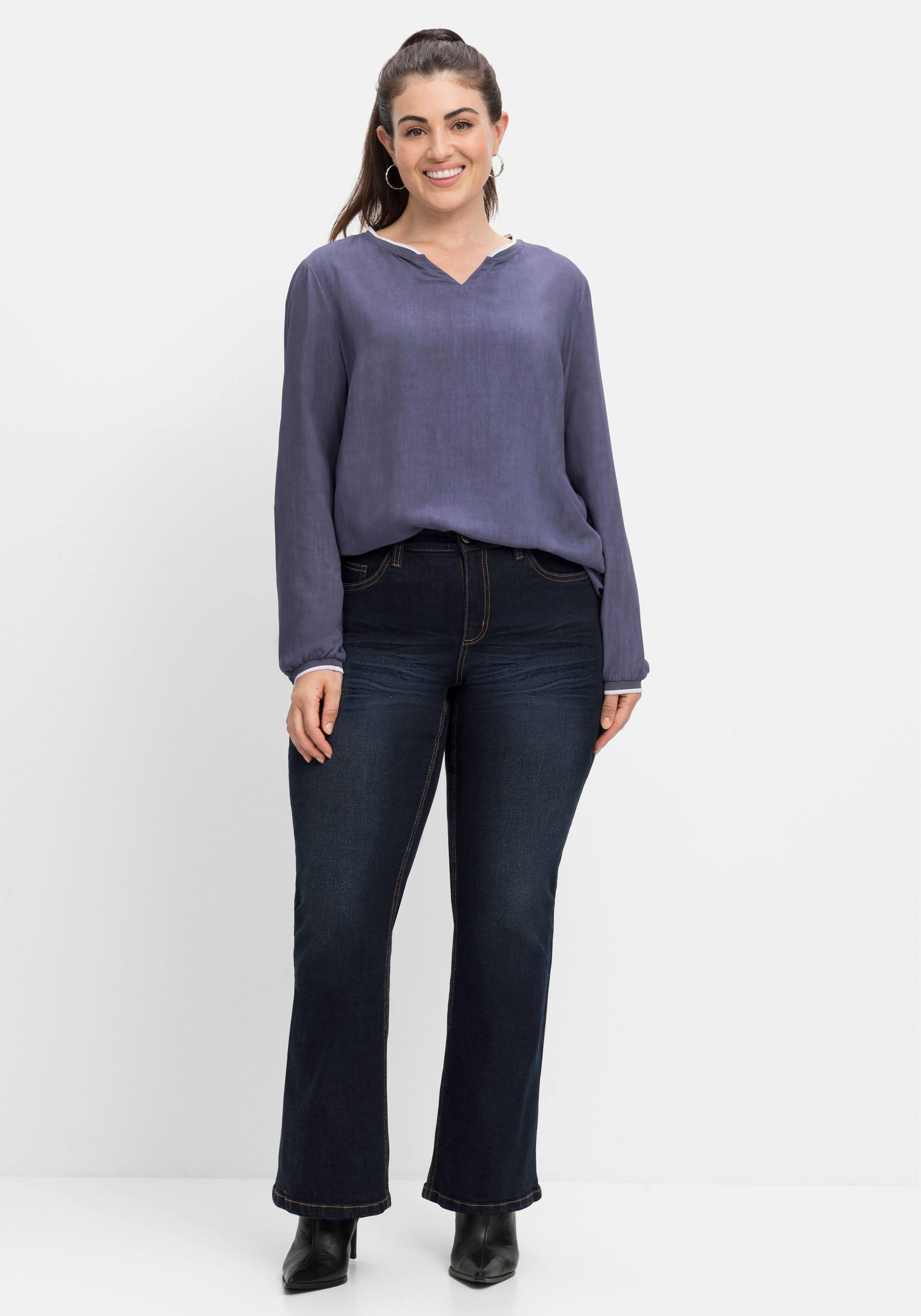 Bootcut-Jeans mit 3D-Catfaces