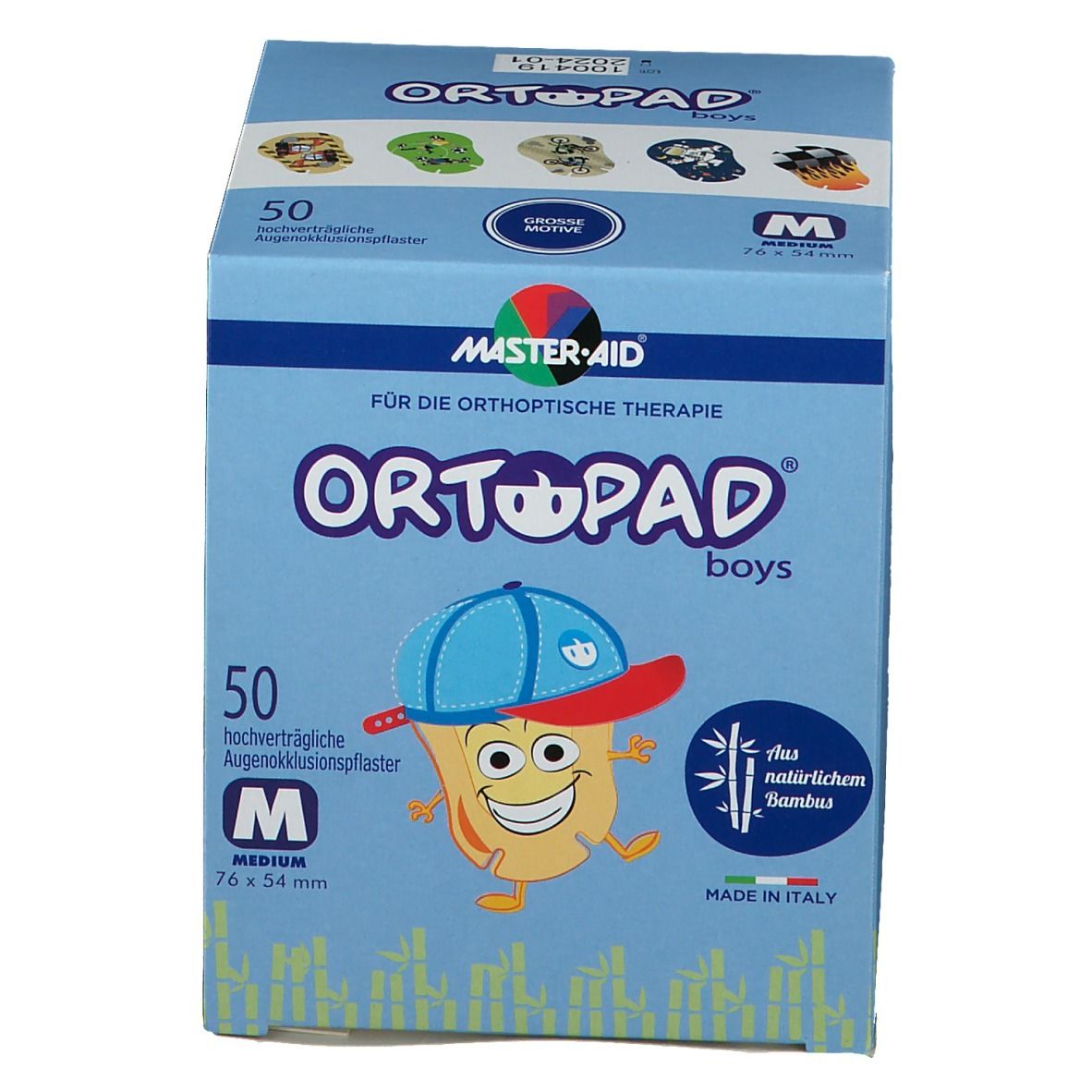 ORTOPAD® Cotton boys Gr. M 76 x 54 mm