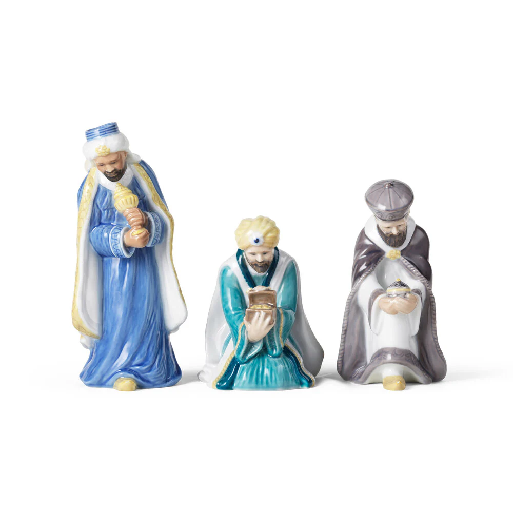 Royal Copenhagen  Figurine Krybbespil: De 3 vise mænd