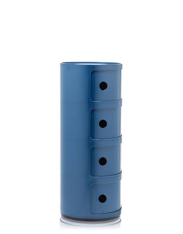 Kartell Componibili kast extra large (4 comp.) Ø32 rood