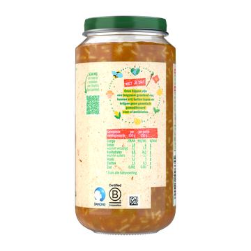 Olvarit 12+ Maanden Pompoen Kip Pasta 250g