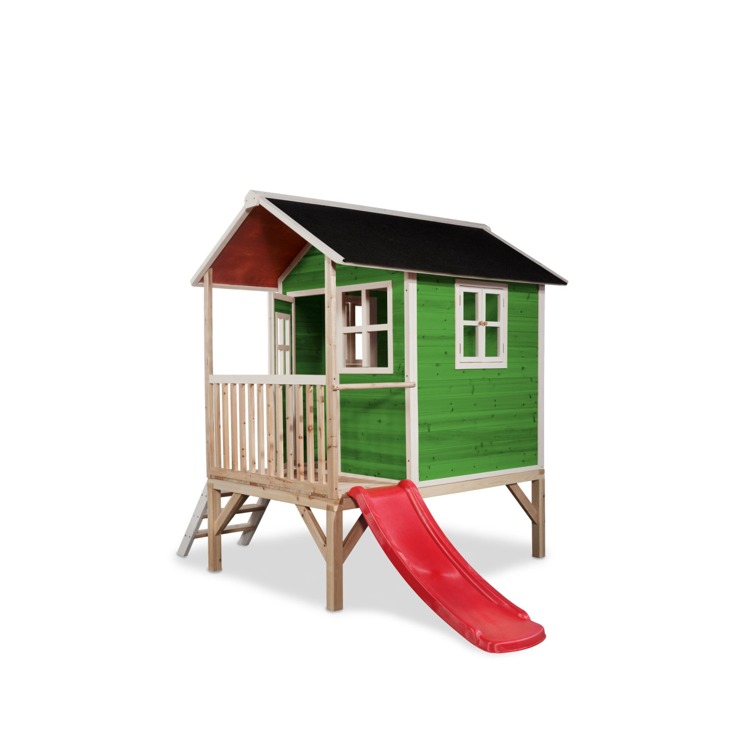 EXIT Loft 300 houten speelhuis - groen