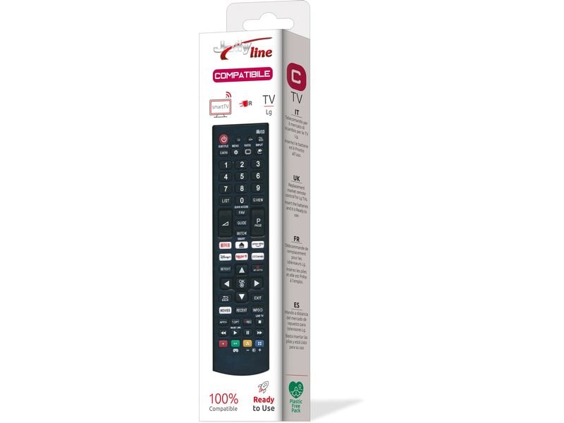 Jolly Line Ersatz-Fernbedienung LG LG TV-Ersatzfernbedienung