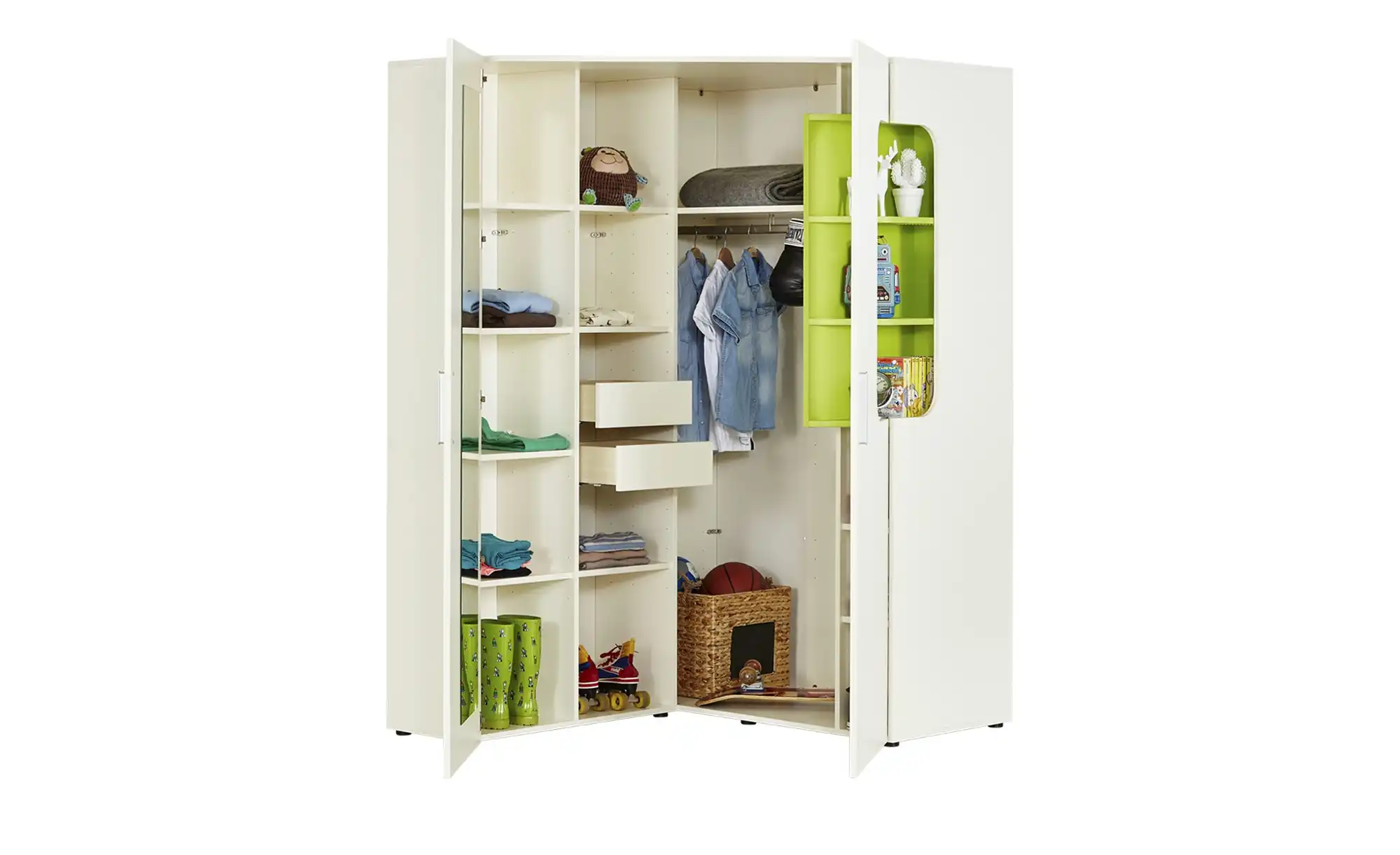 Eckkleiderschrank Maddox