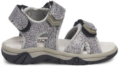 Little Champs Race Glitter Sandaler, Silver