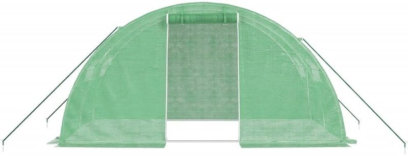 Tuinkas - Ruim - Polyetheen - Stalen Frame - UV-bestendig