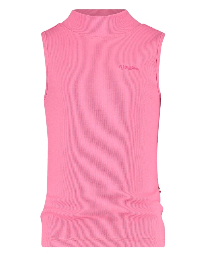 Top TNSL mit Rollkragen in neonpink