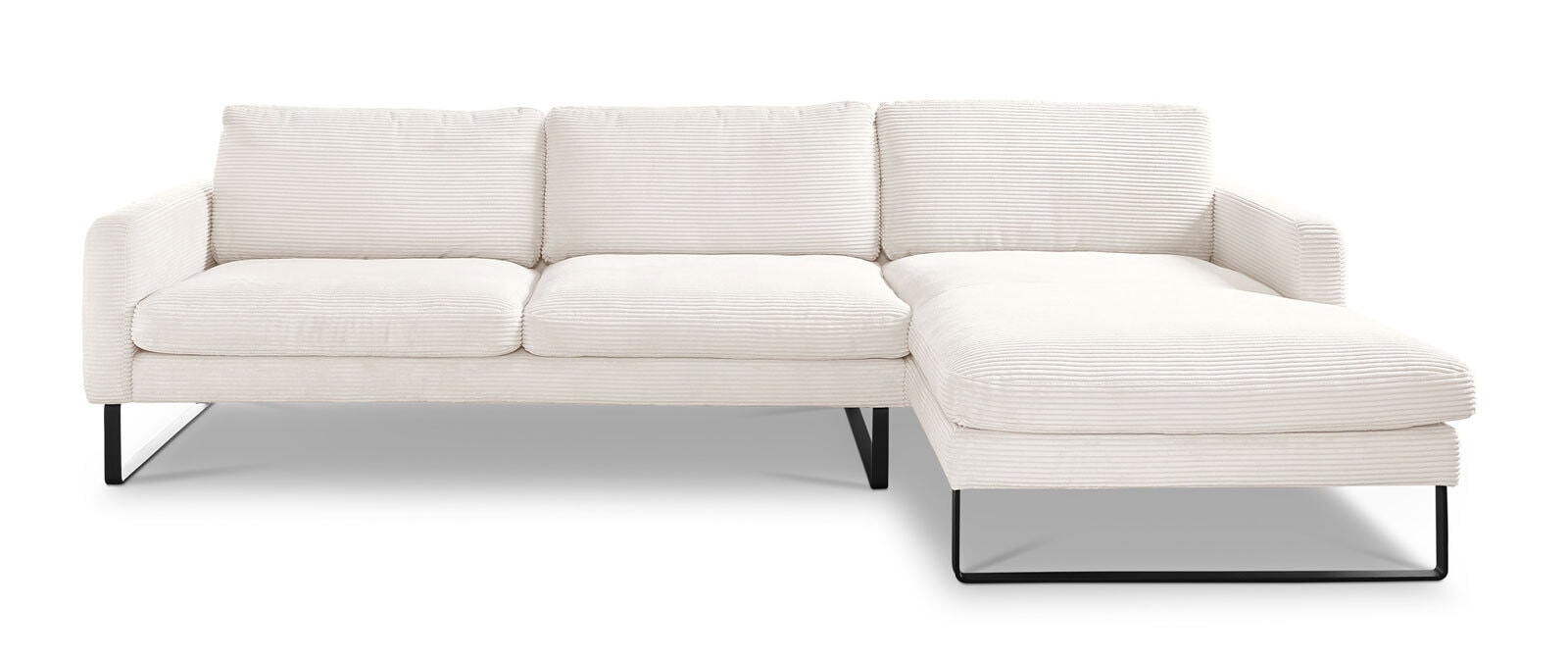 Ole Gunderson Ecksofa ROMA 298 x 154 cm Cord snow