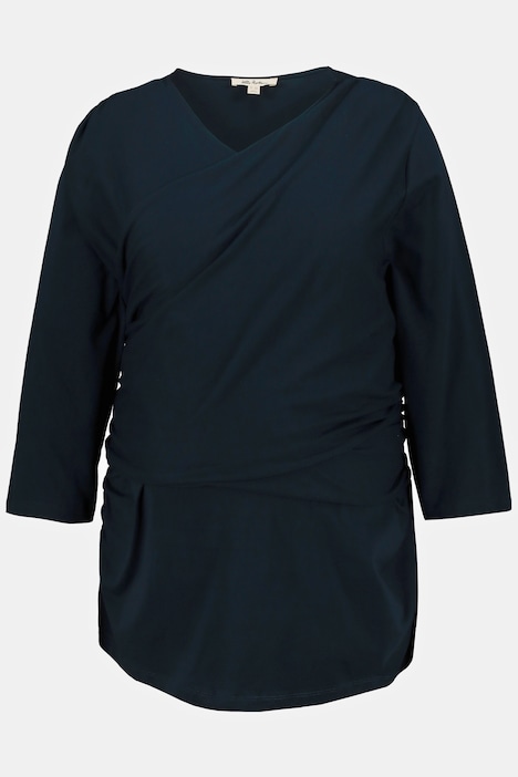 Bellieva-Wickelshirt, Skin to Skin, Rundhals, GOTS