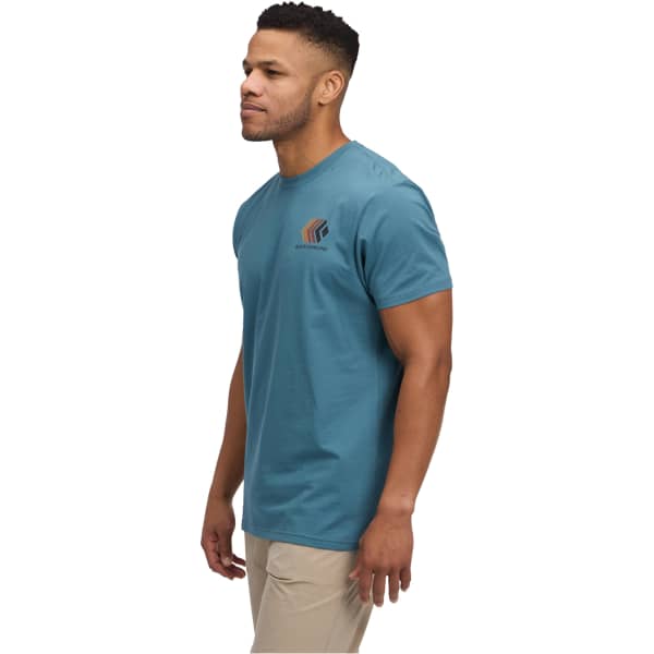 T-shirt escalade BLACK DIAMOND FADED SS TEE CREEK BLUE