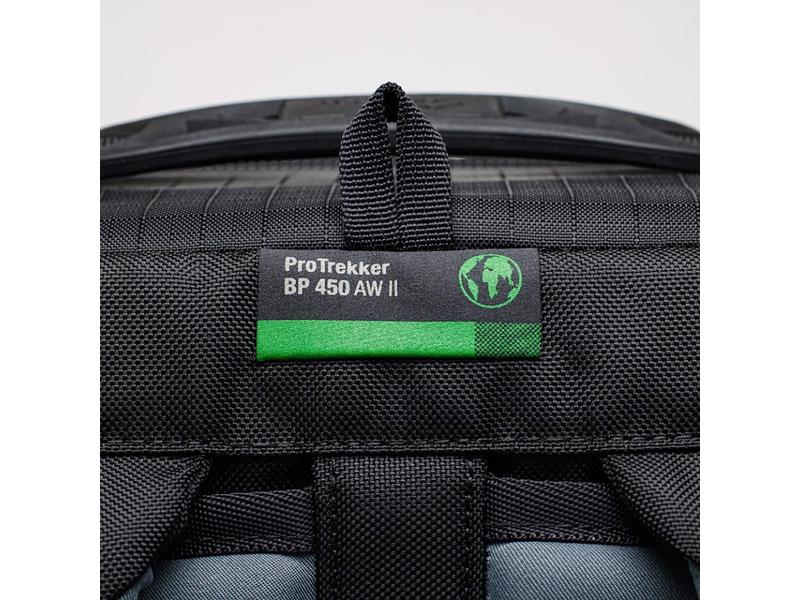 Lowepro Fotorucksack Pro Trekker BP 450 AW II (GRL) Profi-Fotografenrucksack, der die Ausrüstung im Handgepäckformat organisieren und schützen kann