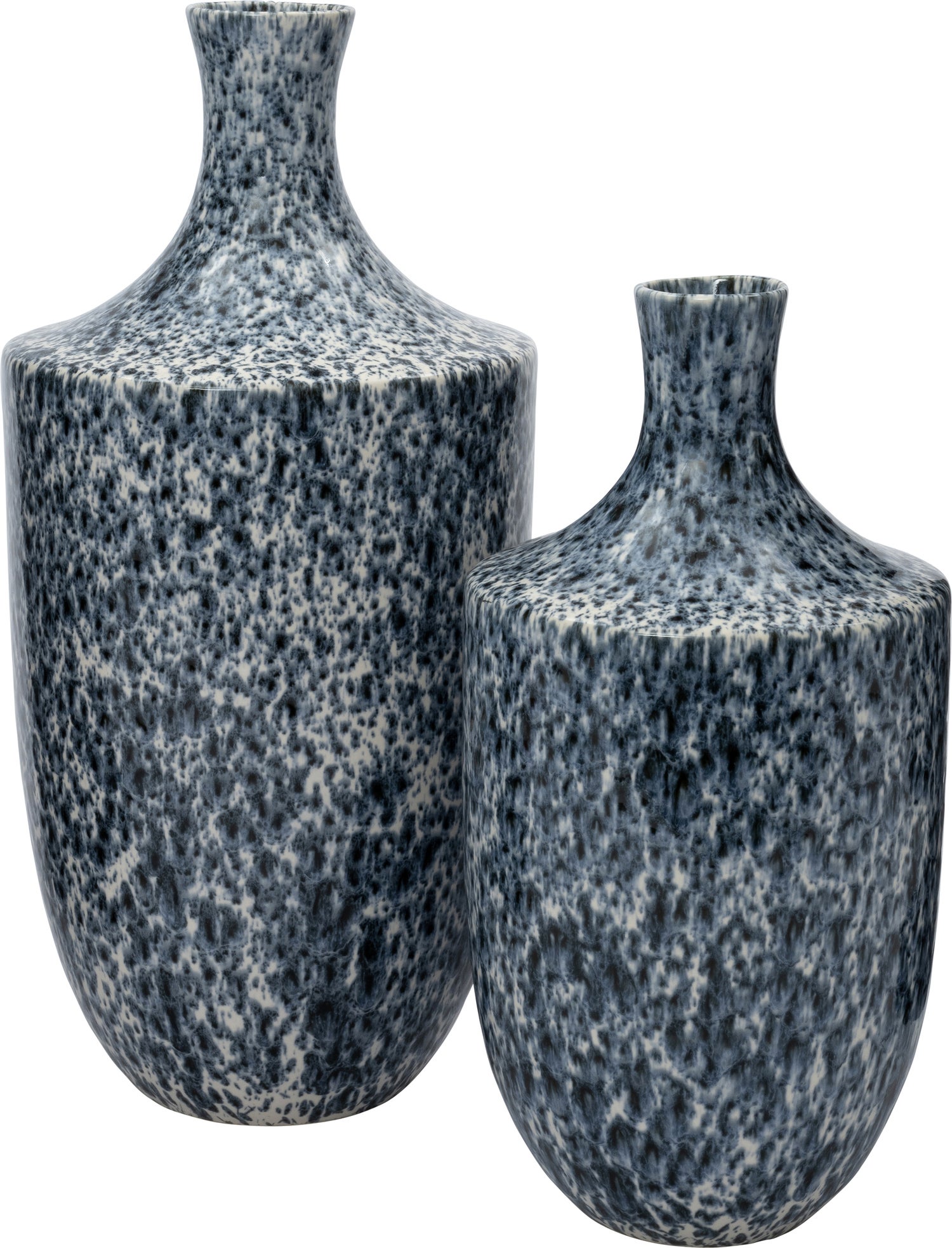 Intratuin vaas Lulu blauw D 20 H 40 cm