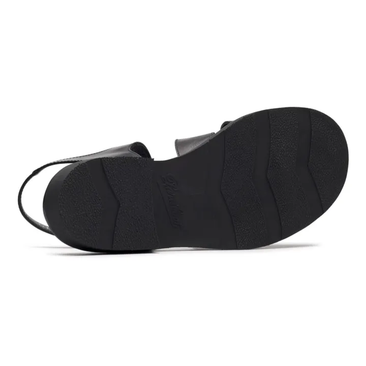Paraboot Sandales Iberis Lisse | Noir