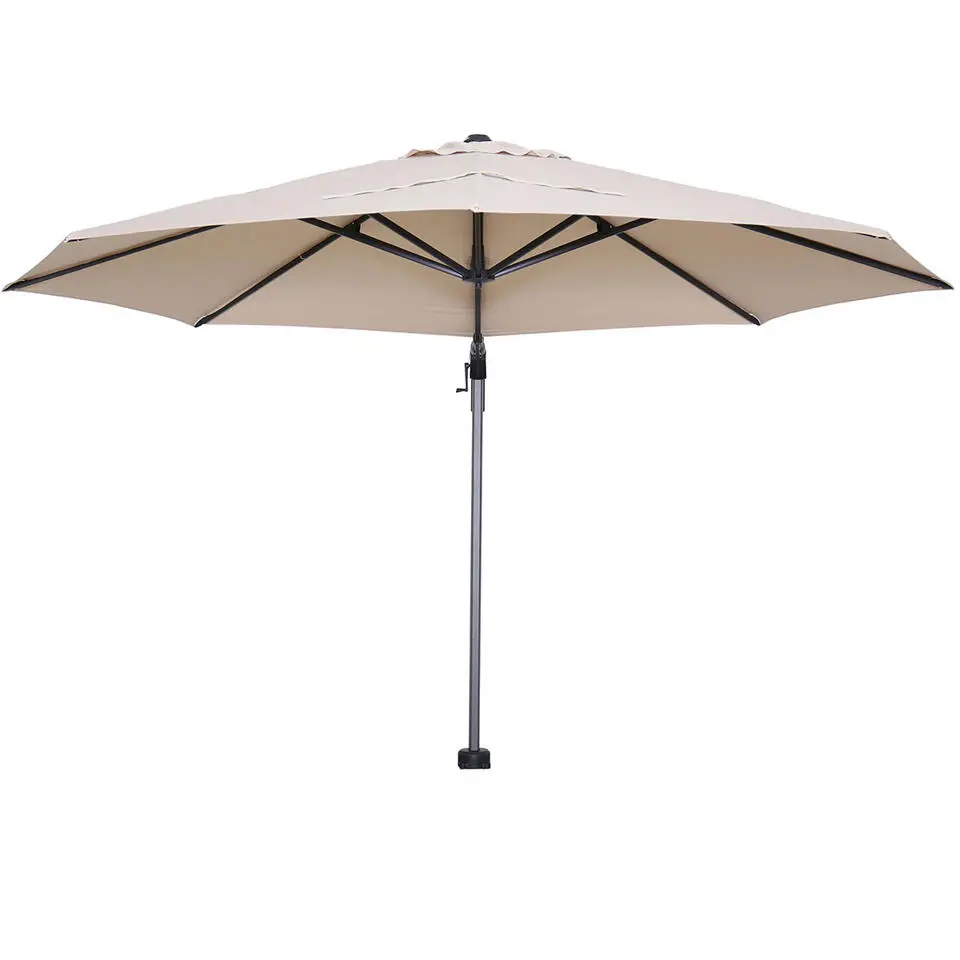 Garden Impressions Hawaii zweefparasol Ø350 cm - frame carbon black - doek ecru