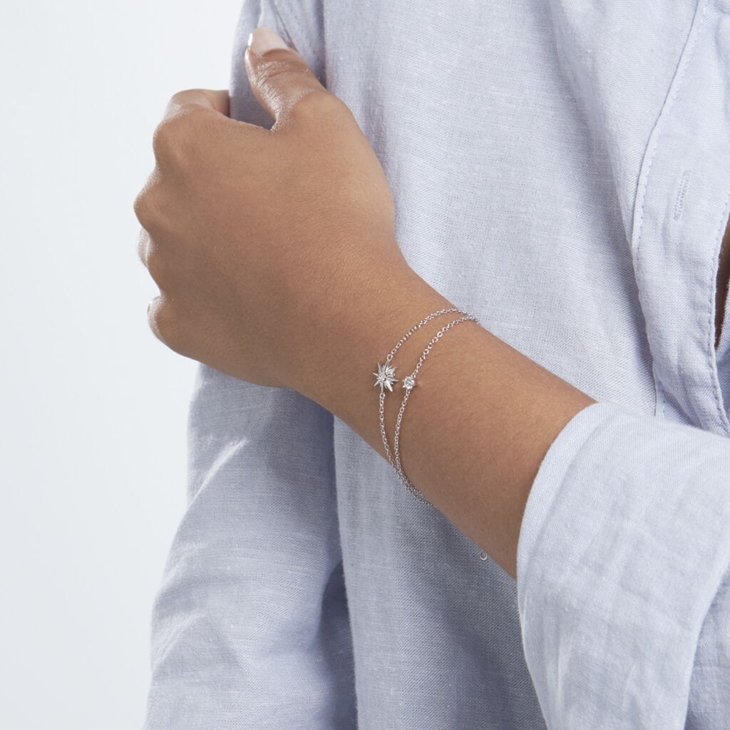 Bracelet Shone Argent Oxyde De Zirconium