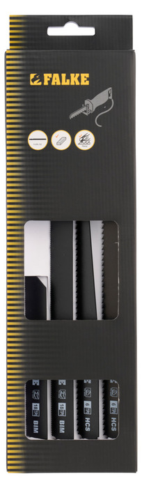 Falke stiksavklinger 4 stk.
