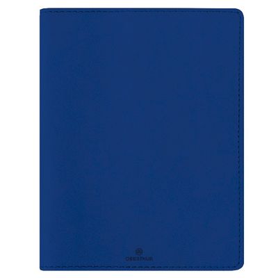 Agenda à spirale Dayton 27 - 1 semaine sur 2 pages - bleu marine - Oberthur
