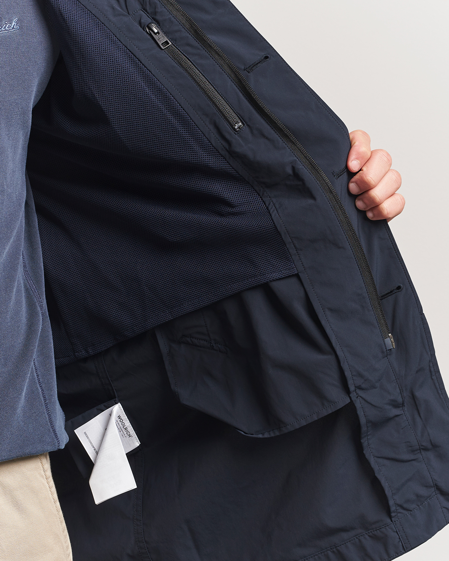 Woolrich City Carcoat Melton Blue