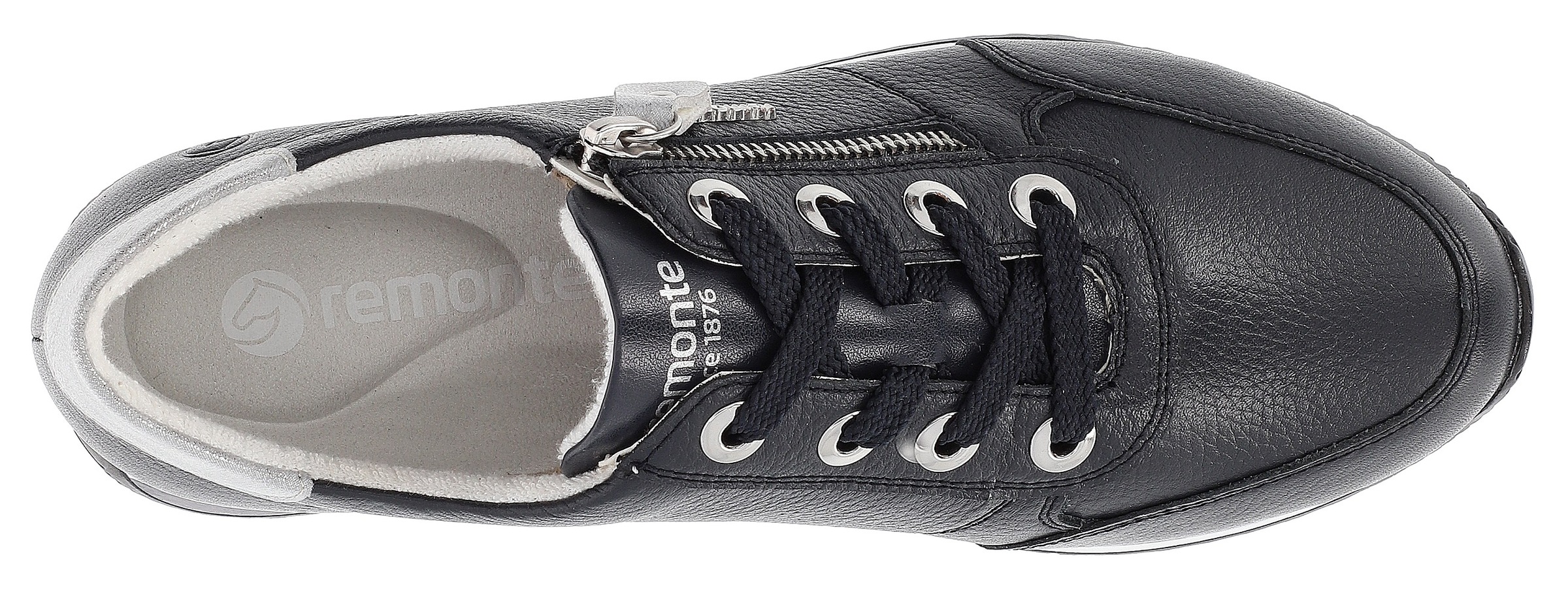 Remonte Keilsneaker  , Freizeitschuh, Halbschuh, Schnürschuh in schmaler Form